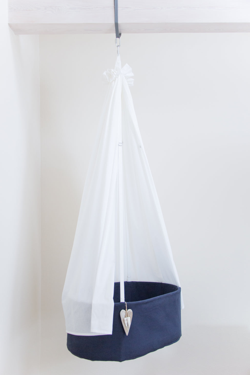 Hanging Baby Cradle | Navy Blue