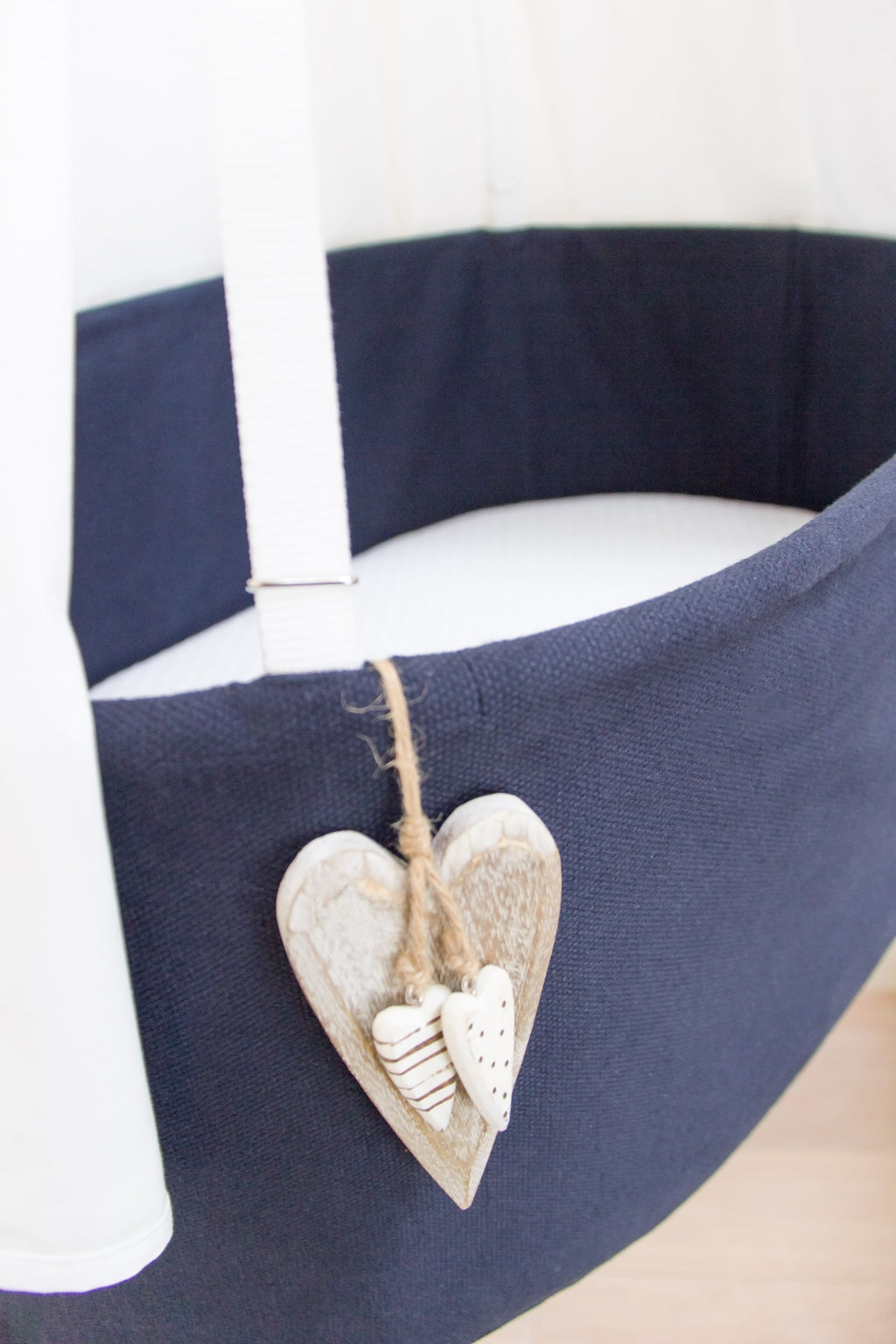 Hanging Baby Cradle | Navy Blue