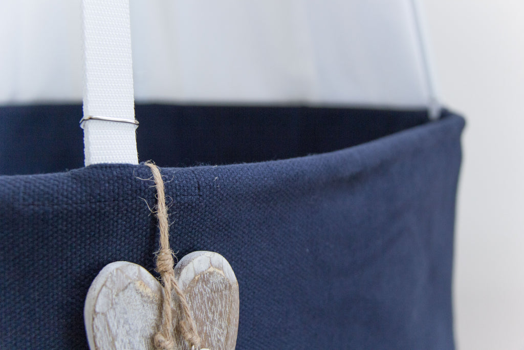 Hanging Baby Cradle | Navy Blue
