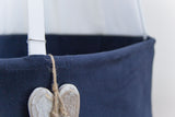 Hanging Baby Cradle | Navy Blue