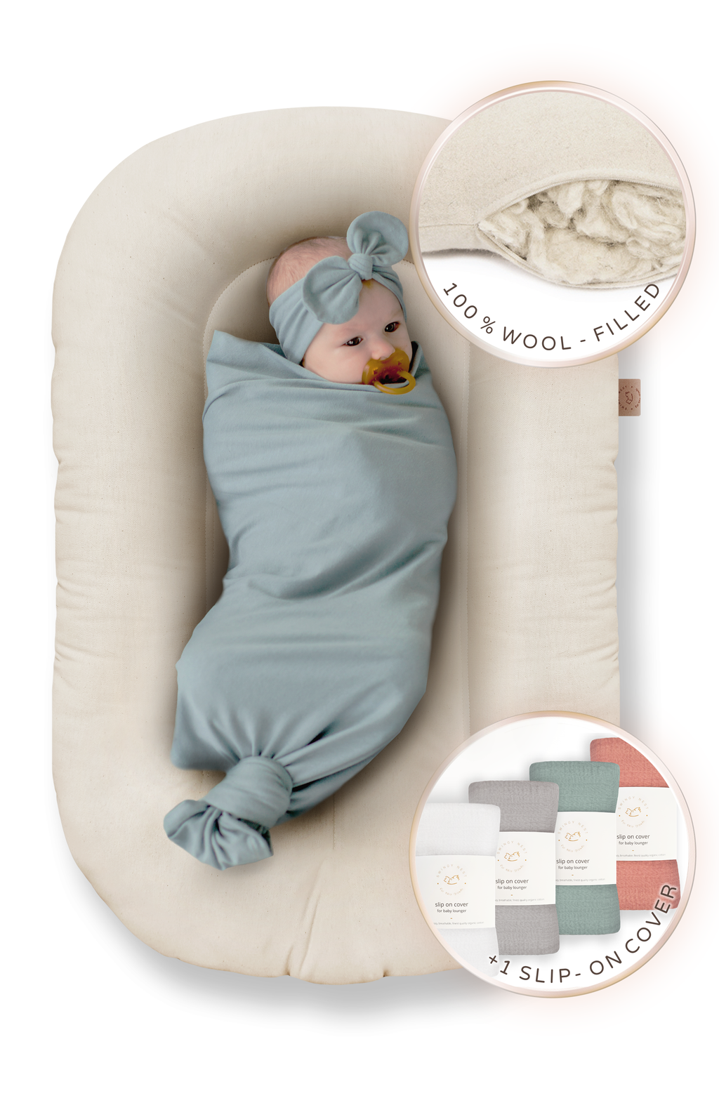 Wool Baby Lounger
