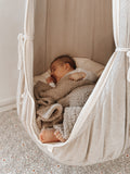 Cocoon Swing | Natural Linen With Wool Pillow