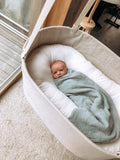 hanging cradle, perfect baby bed, snuggle baby bed, cozy baby cradle, safe baby bassinet, natural baby bassinet, sensory baby cradle, sensory baby bassinet, rocking cradle, baby muslin swaddle, gauze muslin swaddle, large swaddle, large muslin swaddle, sensory lounger, sensory newborn lounger, sensory baby nest, snuggle nest